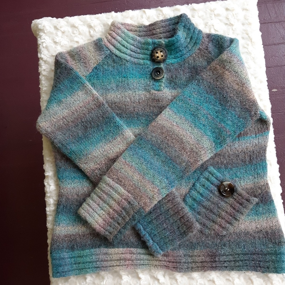 PBJ Sport Bluesy & Gray Wool sweater